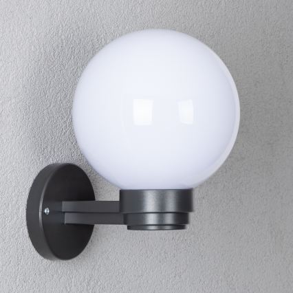 Brilagi - LED RGBW dimmbare Außen-Wandleuchte HARBOR 1xE27/9W/230V 2700–6500K IP33 anthrazit/weiß