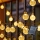 Brilagi - LED-Solar-Deko-Lichterkette BUBBLE, 100 LEDs / 8 Funktionen, 10 m, IP65, warmweiß, 600 mAh
