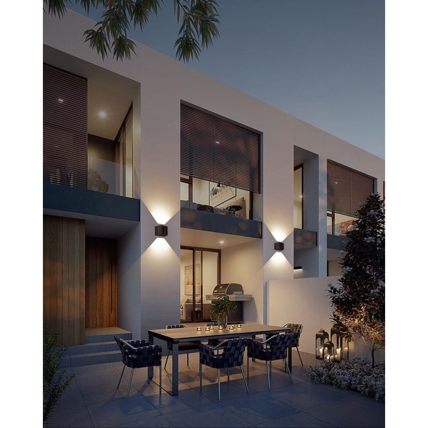 Brilagi - LED-Solar-Wandleuchte mit Sensor SOLAR CUBE LED/2W/3,2V IP54