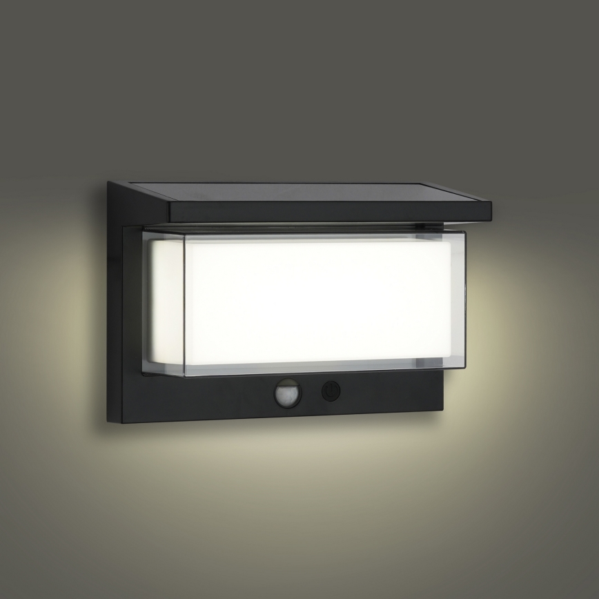 Brilagi - LED Solar-Wandleuchte mit Sensor SUN LUME LED/10W/3,7V 4000 mAh IP44