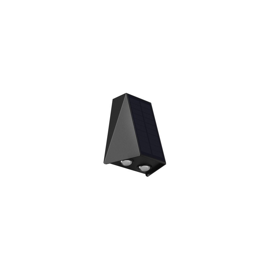 Brilagi - LED Solar-Wandleuchte PYRAMID LED/2W/3,2V 1300 mAh IP54