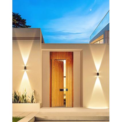 Brilagi - LED Solar-Wandleuchte PYRAMID LED/2W/3,2V 1300 mAh IP54