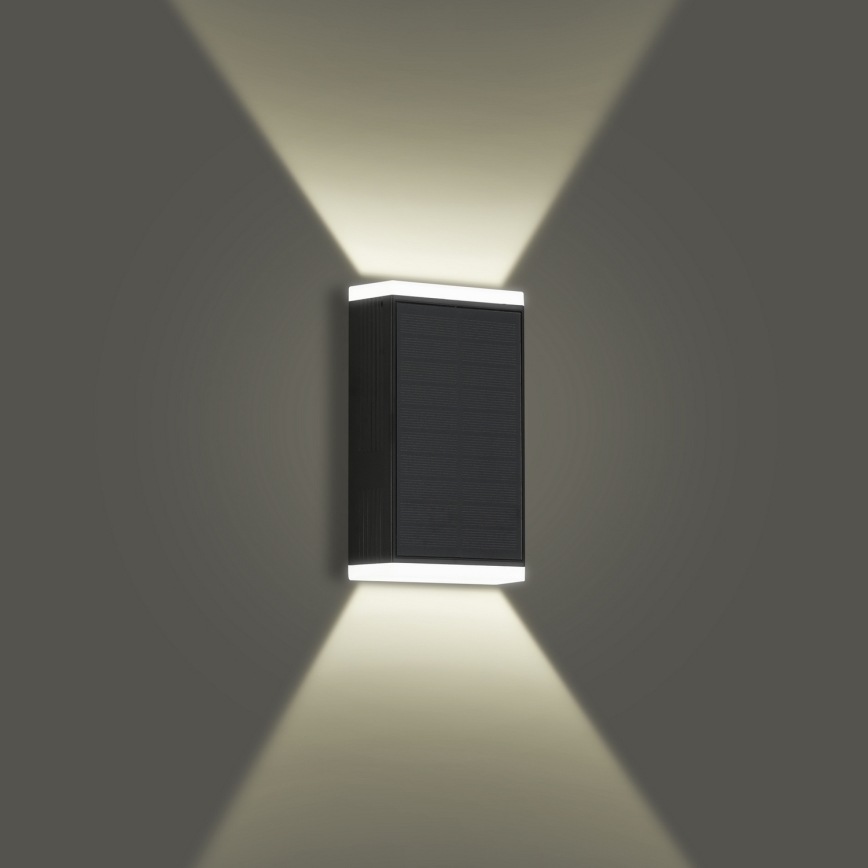 Brilagi - LED Solar-Wandleuchte SUN GUARD LED/2W/3,7V 2000 mAh IP45