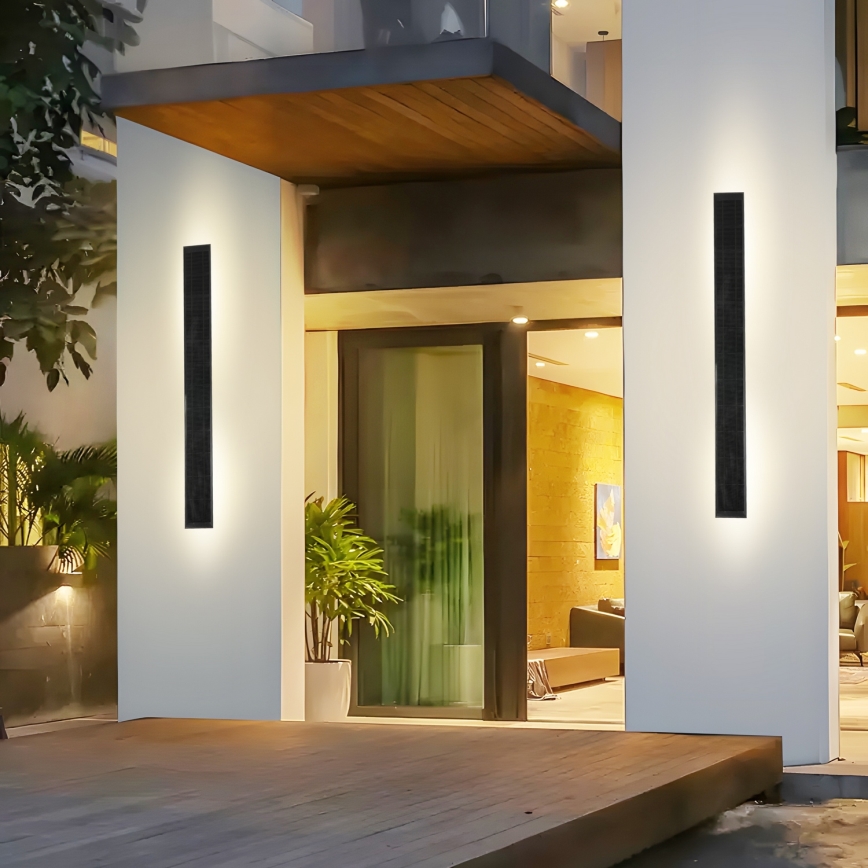 Brilagi - Dimmbare LED-Solar-Wandleuchte SUN, 5,5 W / 3,7 V, 100 cm, 6000 mAh, IP44