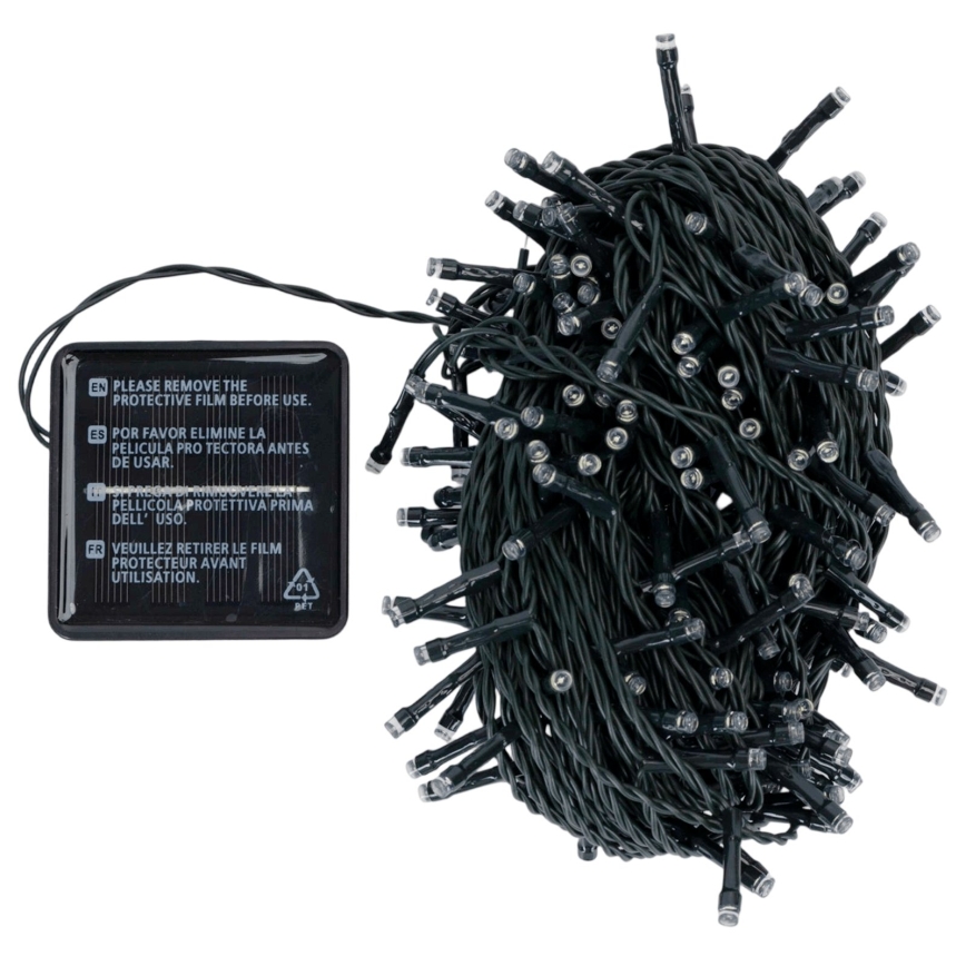BRILAGI - LED Solar-Weihnachtslichterkette 200xLED/8 Funktionen 22m 800 mAh IP65 kaltweiß