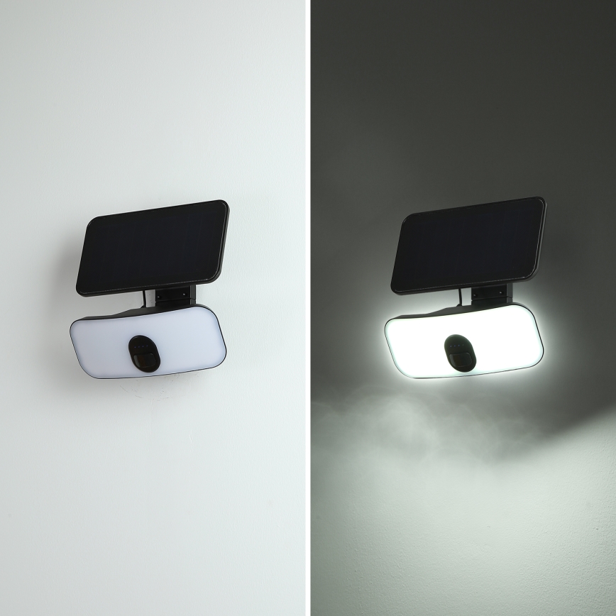 Brilagi - LED-Solarwandleuchte mit Sensor ROOF LED/13W/5V 4000 mAh IP65