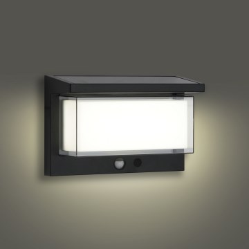 Brilagi - LED-Solarwandleuchte mit Sensor SONNE LUME LED/10W/3,7V 4000 mAh IP44