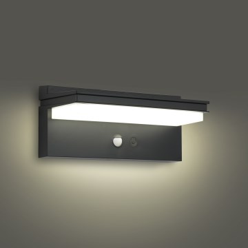 Brilagi - LED-Solarwandleuchte mit Sensor SONNE SENSE LED/10W/3,7V 4000 mAh IP44