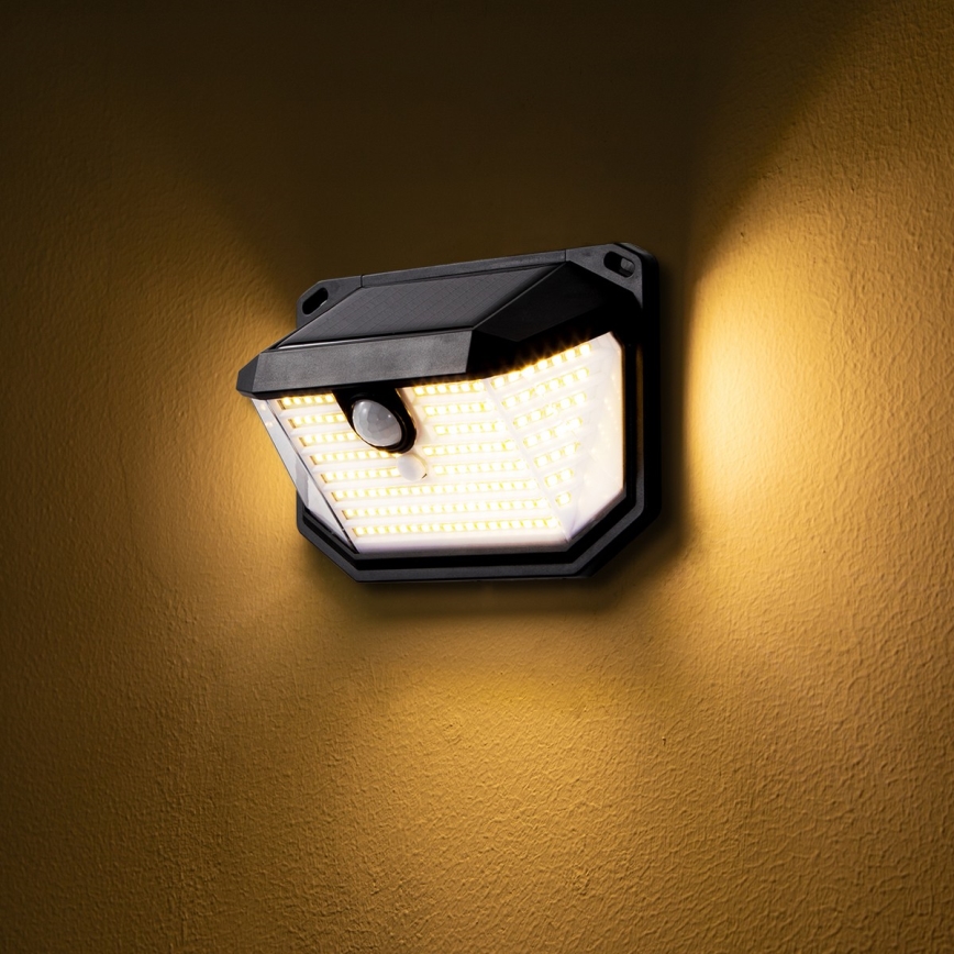 Brilagi - LED-Solarwandleuchte mit Sensor WALLIE LED/4W/5,5V 1200 mAh 3000K IP65