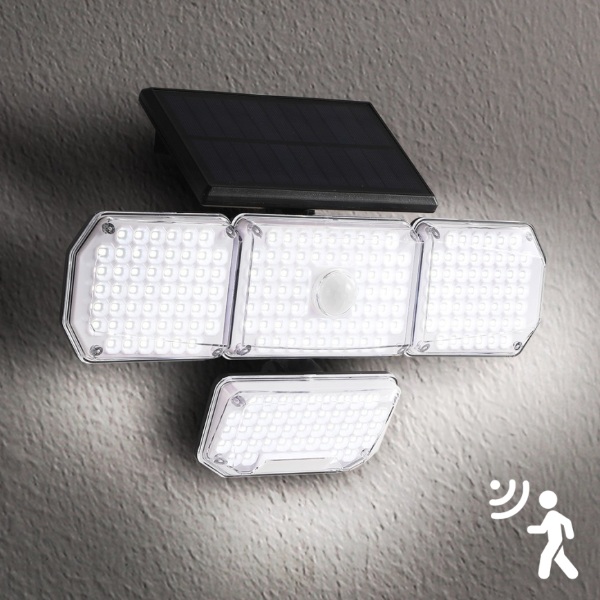 Brilagi - LED-Solarwandleuchte mit Sensor WALLIE LED/5W/5,5V 2400 mAh IP65