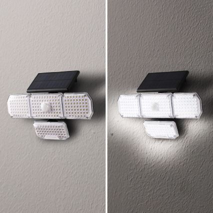Brilagi - LED-Solarwandleuchte mit Sensor WALLIE LED/5W/5,5V 2400 mAh IP65