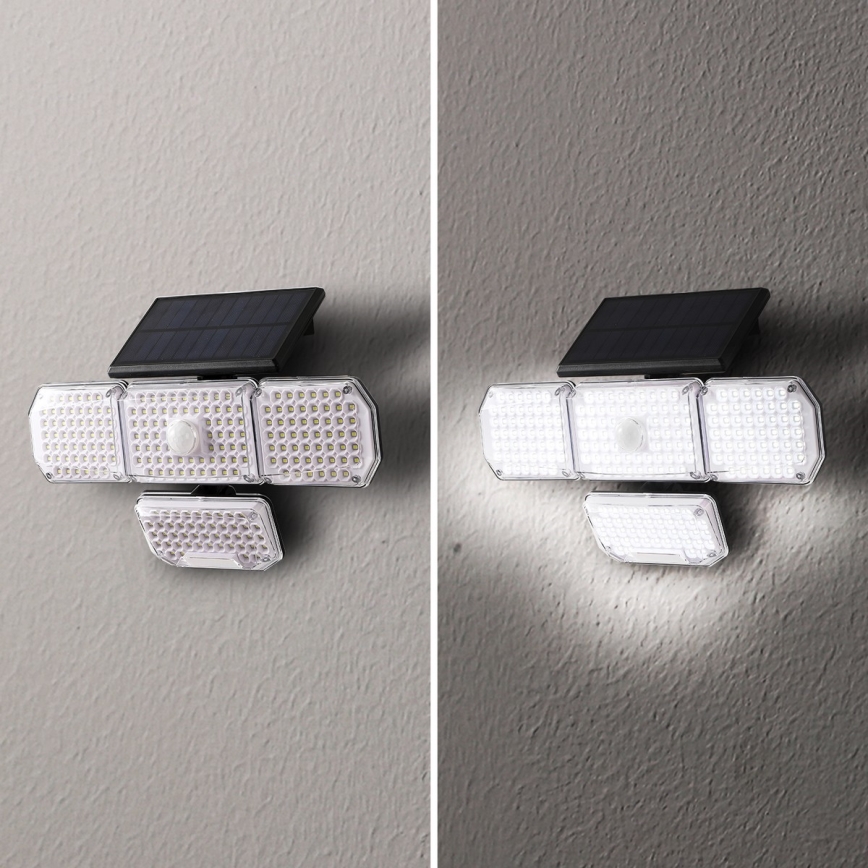 Brilagi - LED-Solarwandleuchte mit Sensor WALLIE LED/5W/5,5V 2400 mAh IP65