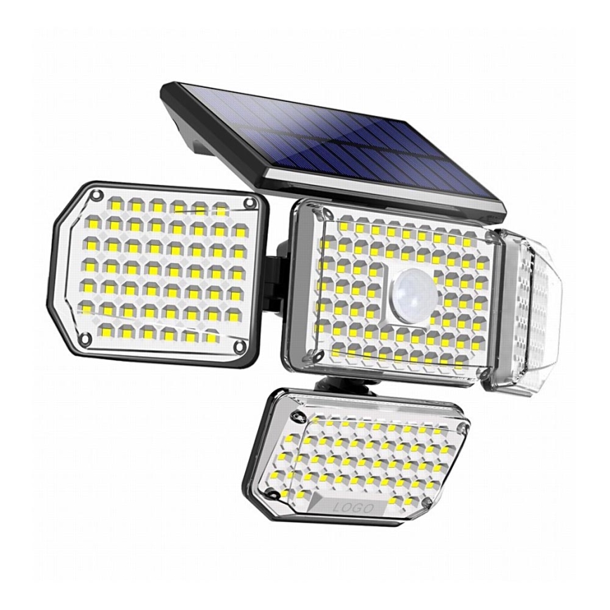 Brilagi - LED-Solarwandleuchte mit Sensor WALLIE LED/5W/5,5V 2400 mAh IP65