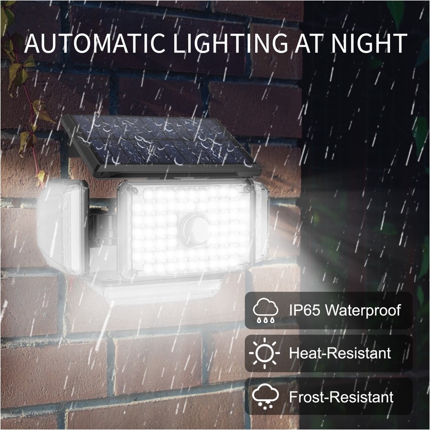 Brilagi - LED-Solarwandleuchte mit Sensor WALLIE LED/5W/5,5V 2400 mAh IP65