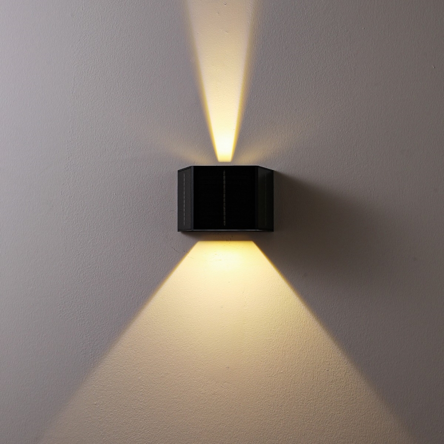 Brilagi - LED-Solarwandleuchte SOLAR CUBE LED/2W/3,2V 1300 mAh IP54