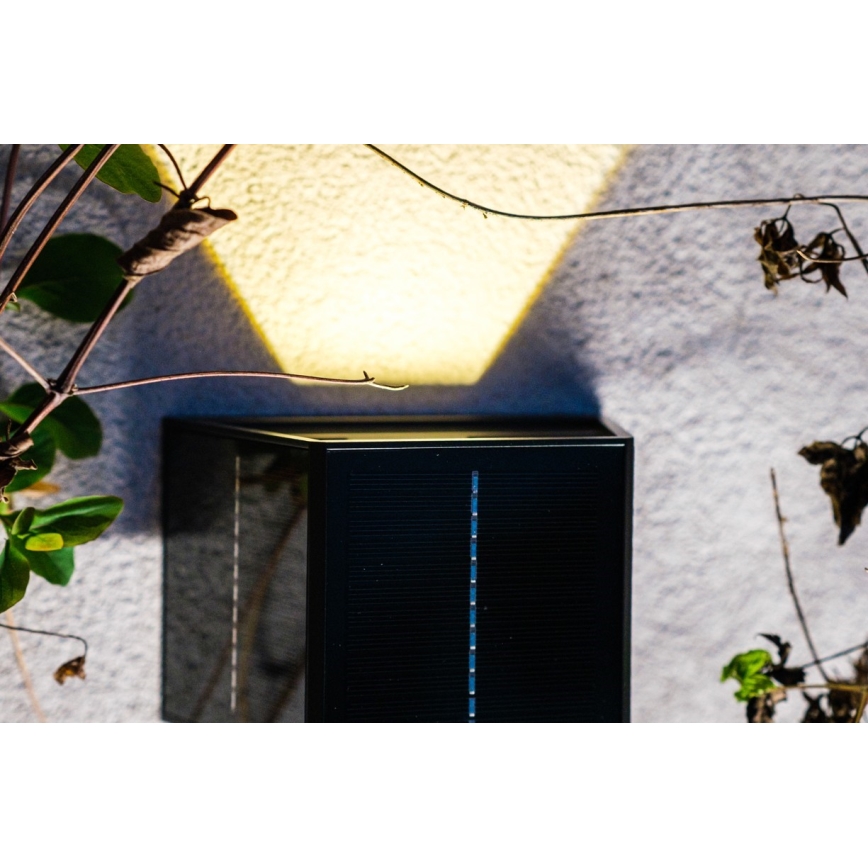 Brilagi - LED-Solarwandleuchte SOLAR CUBE LED/2W/3,2V 1300 mAh IP54