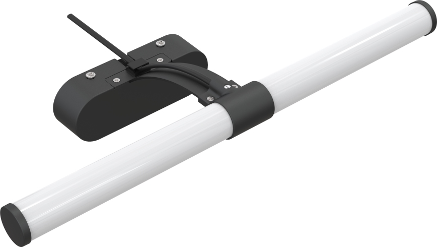 Brilagi - LED-Spiegelbeleuchtung für Badezimmer TUBEO LED/6W/230V 40 cm IP44 schwarz