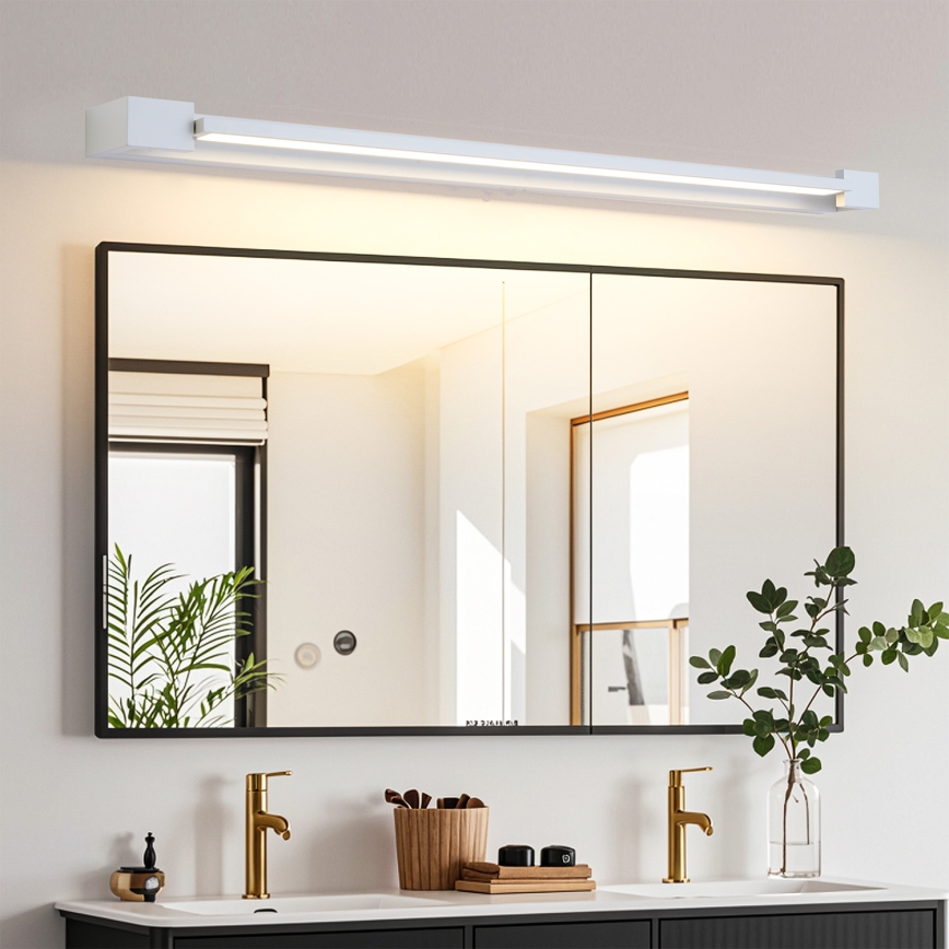 Brilagi - LED-Badezimmer-Spiegelbeleuchtung AQUA LINE LED/24W/230V 90 cm IP44 weiß CRI 90