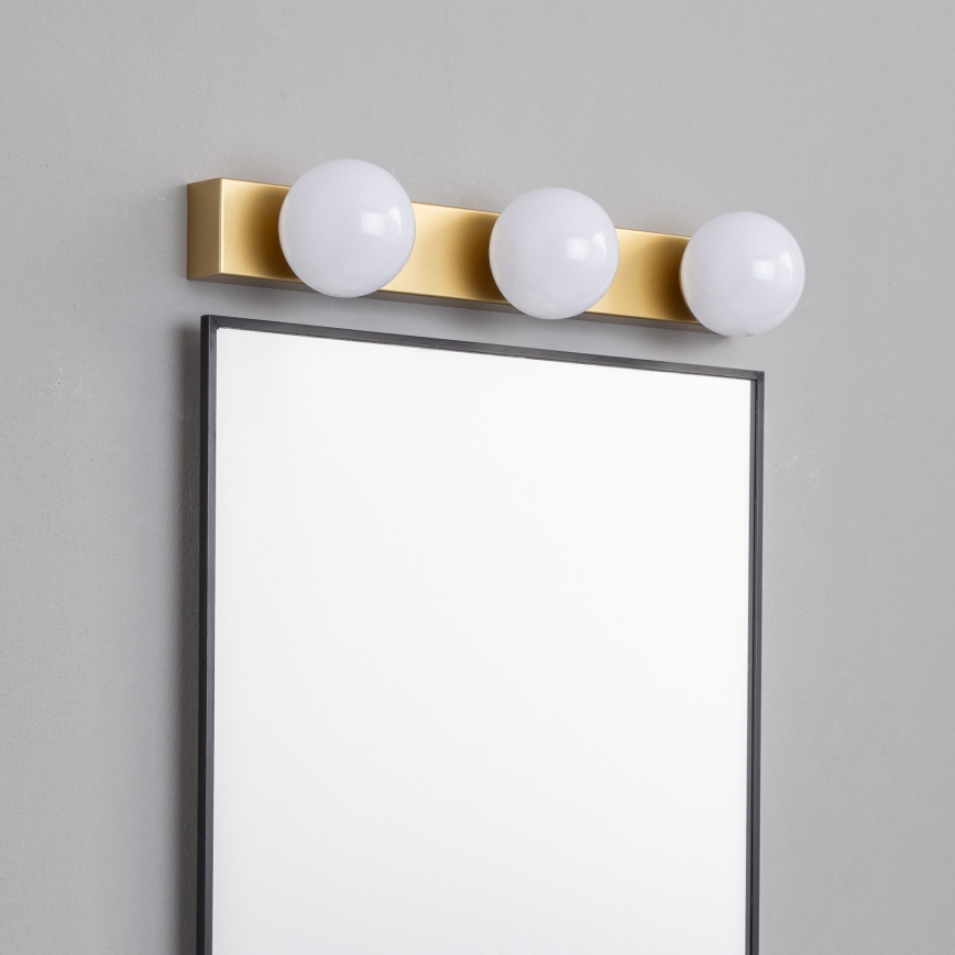Brilagi - LED-Beleuchtung für Badezimmerspiegel HOLLYWOOD 3xLED/3W/230V 39 cm IP44 gold