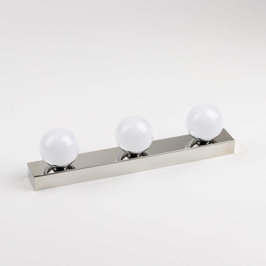 Brilagi - LED-Spiegelleuchte für Badezimmer HOLLYWOOD 3xLED/3W/230V 39 cm IP44 Hochglanzchrom