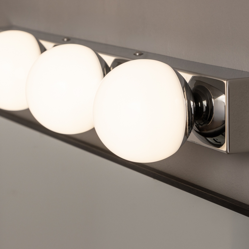 Brilagi - LED-Spiegelleuchte für Badezimmer HOLLYWOOD 3xLED/3W/230V 39 cm IP44 Hochglanzchrom
