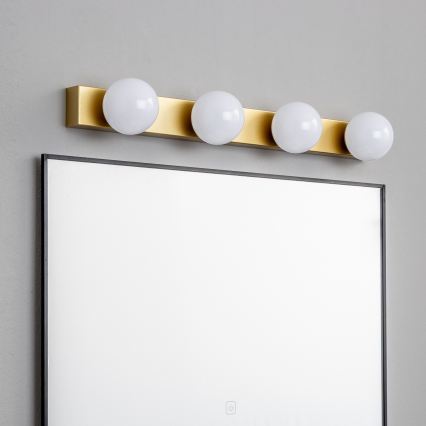 Brilagi - LED Badezimmer-Spiegelleuchte HOLLYWOOD 4xLED/3W/230V 53 cm IP44 gold