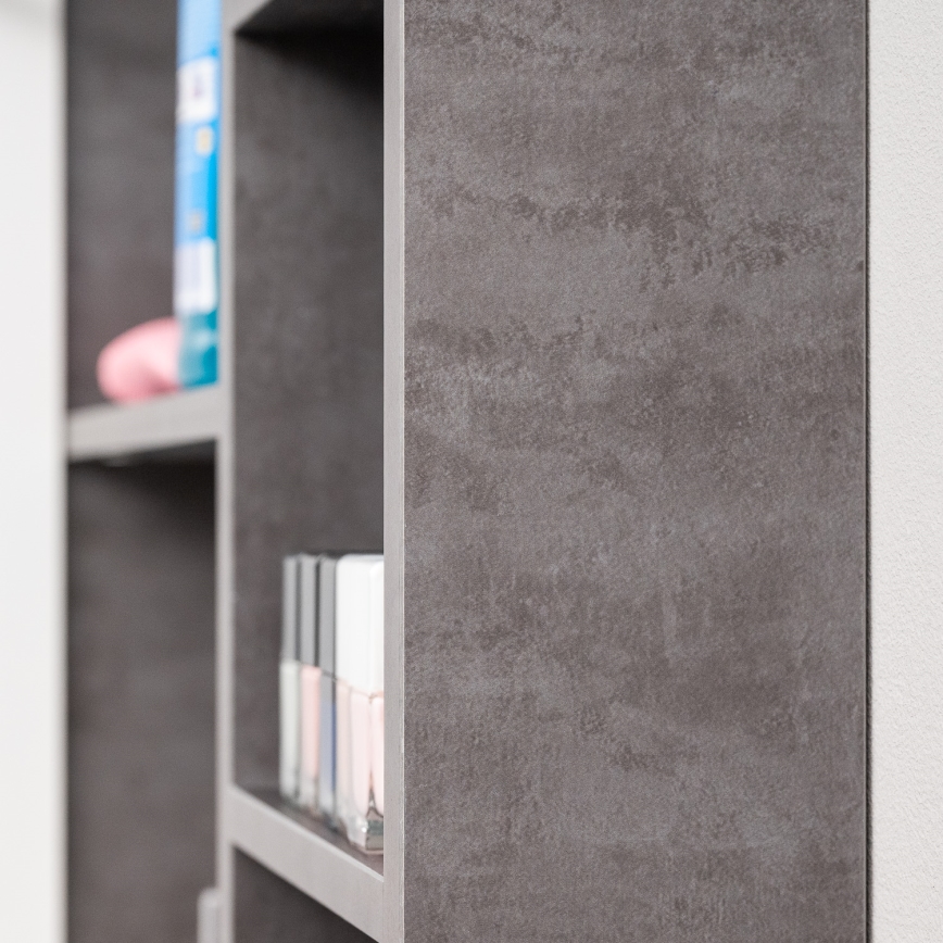 BRILAGI - LED-Spiegelschrank für das Badezimmer mit Hintergrundbeleuchtung TRABIA SINGLE 60x70 cm
