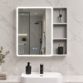 BRILAGI - LED-Spiegelschrank mit Hintergrundbeleuchtung AVOLA SINGLE 75x70 cm