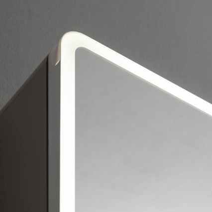 BRILAGI - LED-Spiegelschrank mit Hintergrundbeleuchtung AVOLA SINGLE 75x70 cm
