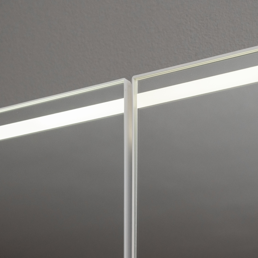 BRILAGI - LED Spiegelschrank mit Hintergrundbeleuchtung NOTO DOUBLE 60x70 cm