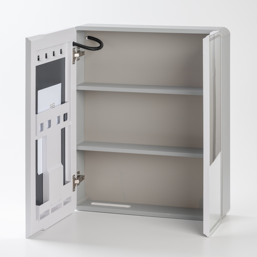 BRILAGI - LED Spiegelschrank mit Hintergrundbeleuchtung NOTO DOUBLE 60x70 cm