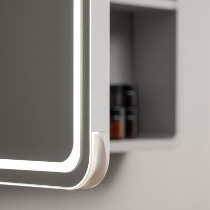 BRILAGI - LED Spiegelschrank mit Hintergrundbeleuchtung NOTO DOUBLE 60x70 cm
