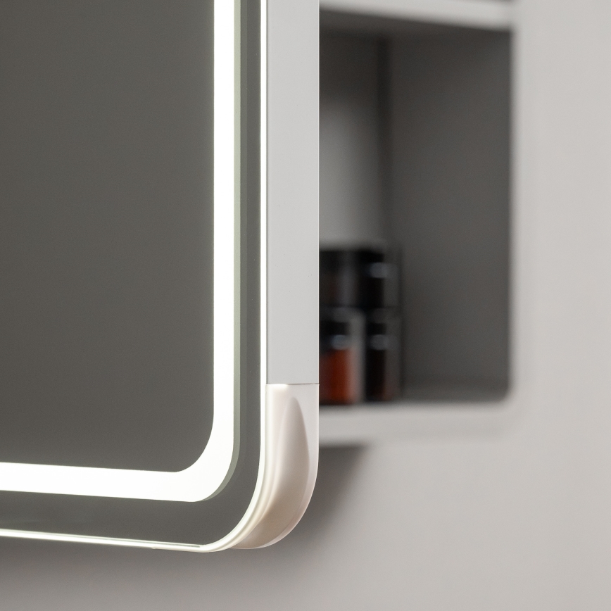 BRILAGI - LED Spiegelschrank mit Hintergrundbeleuchtung NOTO DOUBLE 60x70 cm