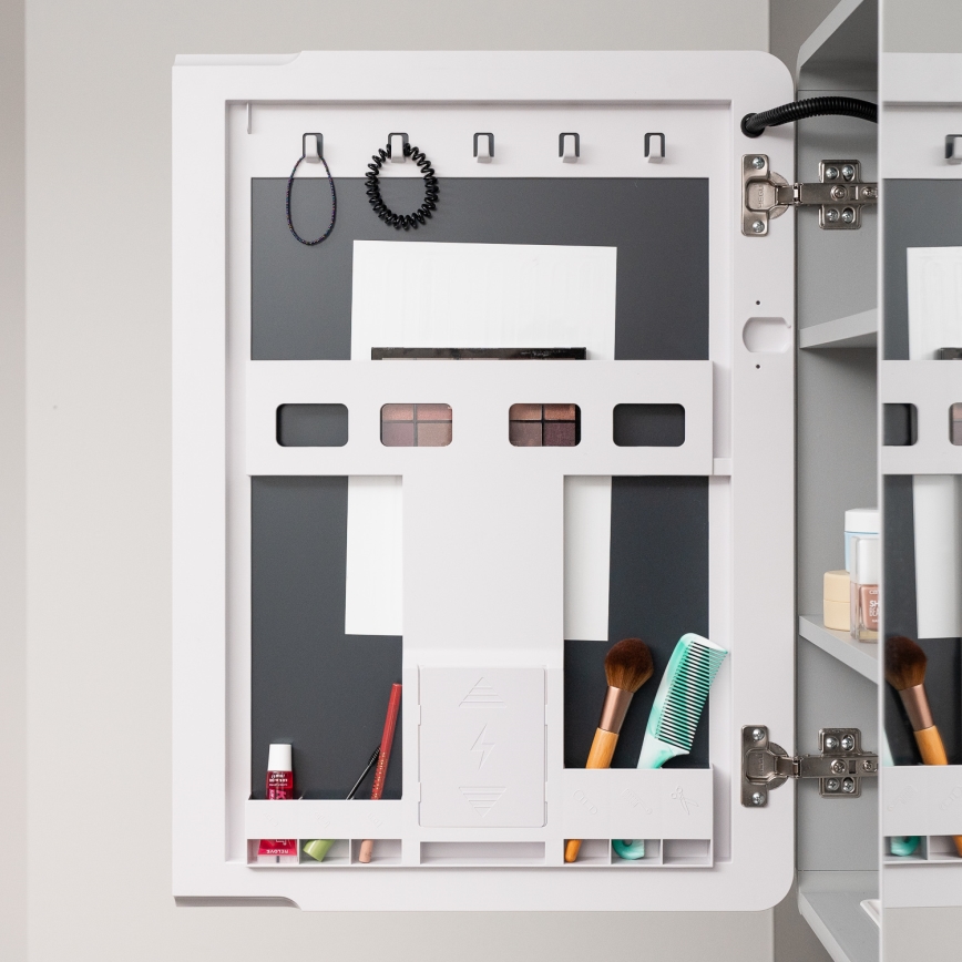 BRILAGI - LED-Spiegelschrank mit Hintergrundbeleuchtung NOTO DOUBLE 77x70 cm
