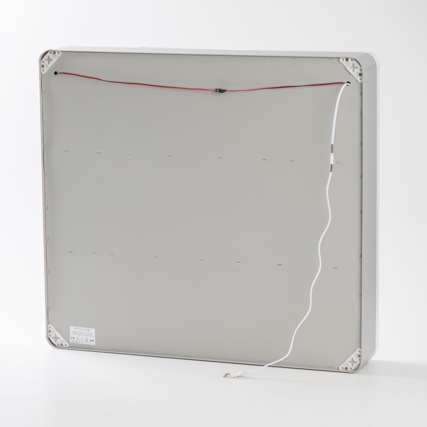 BRILAGI - LED-Spiegelschrank mit Hintergrundbeleuchtung NOTO DOUBLE 77x70 cm