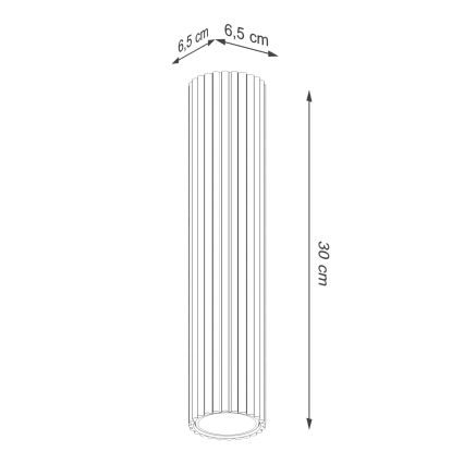 Brilagi - LED-Spot CRESTO 1xGU10/10W/230V 30 cm cremefarben