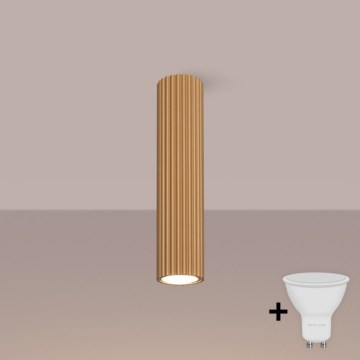 Brilagi - LED-Spot CRESTO 1xGU10/10W/230V 30 cm goldfarben