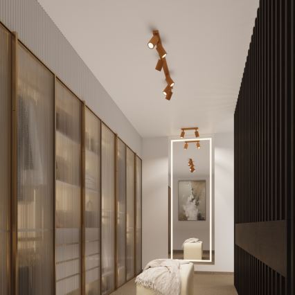 Brilagi - LED-Spot CRESTO 1xGU10/10W/230V 30 cm goldfarben