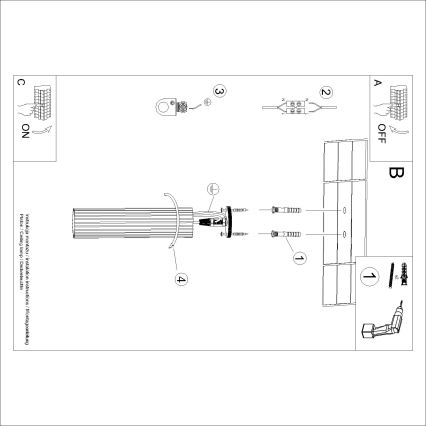 BRILAGI - LED Spot CRESTO 1xGU10/10W/230V 30 cm orange