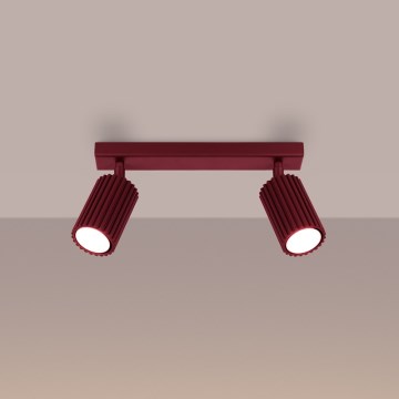 Brilagi - LED-Spot CRESTO 2xGU10/10W/230V burgunderrot