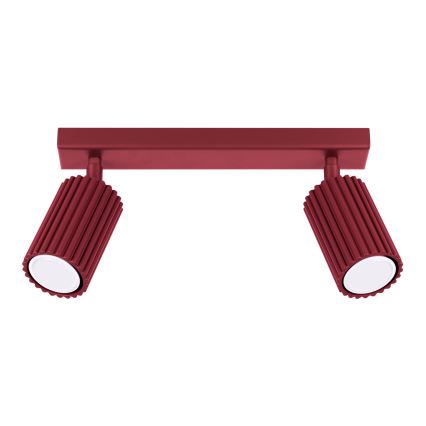 Brilagi - LED-Spot CRESTO 2xGU10/10W/230V burgunderrot