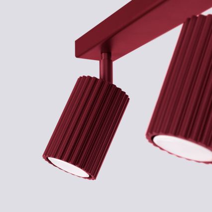 Brilagi - LED-Spot CRESTO 2xGU10/10W/230V burgunderrot