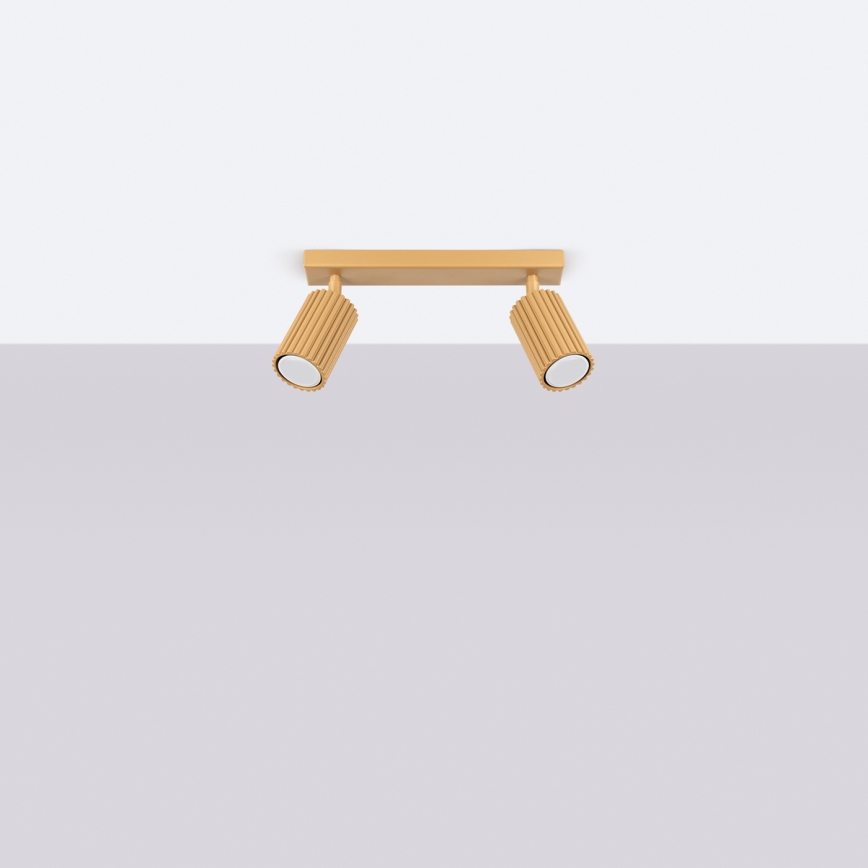 Brilagi - LED-Spot CRESTO 2xGU10/10W/230V goldfarben