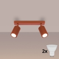 Brilagi - LED-Spot CRESTO 2xGU10/10W/230V, rot