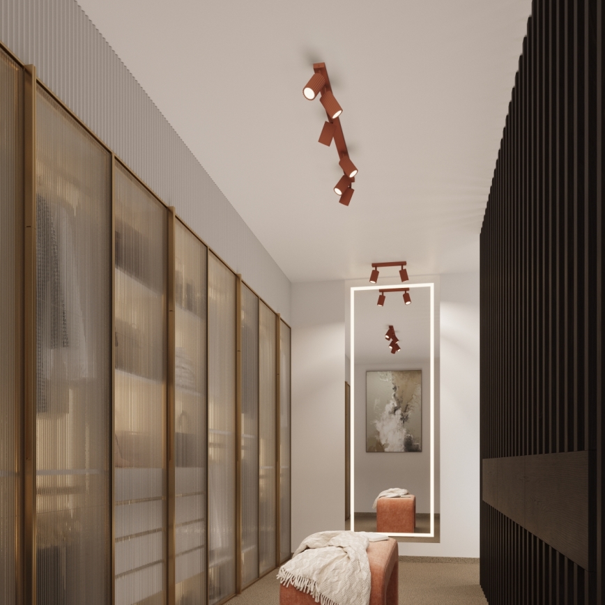 Brilagi - LED-Spot CRESTO 2xGU10/10W/230V, rot