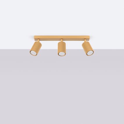 Brilagi - LED-Spot CRESTO 3xGU10/10W/230V goldfarben