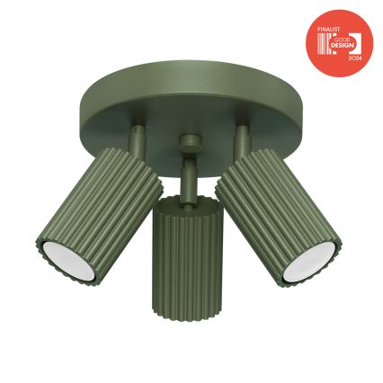 Brilagi - LED-Spot CRESTO 3xGU10/10W/230V grün