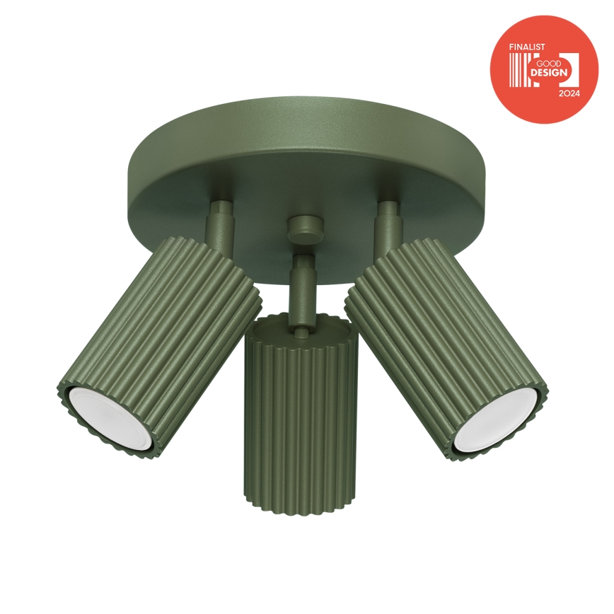 Brilagi - LED-Spot CRESTO 3xGU10/10W/230V grün