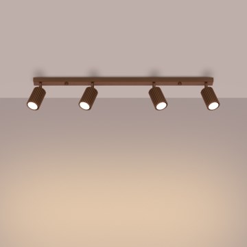 Brilagi - LED-Spot CRESTO 4xGU10/10W/230V braun