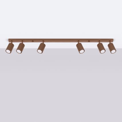 Brilagi - LED-Spot CRESTO 6x GU10/10W/230V, braun
